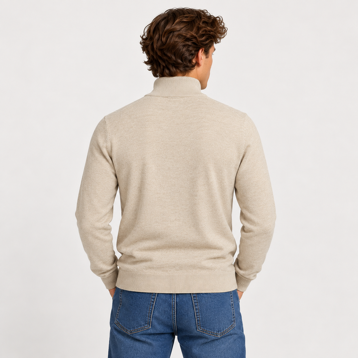JACK & JONES Emilio Knit Half Zip – Heren / Unisex Gebreide Trui