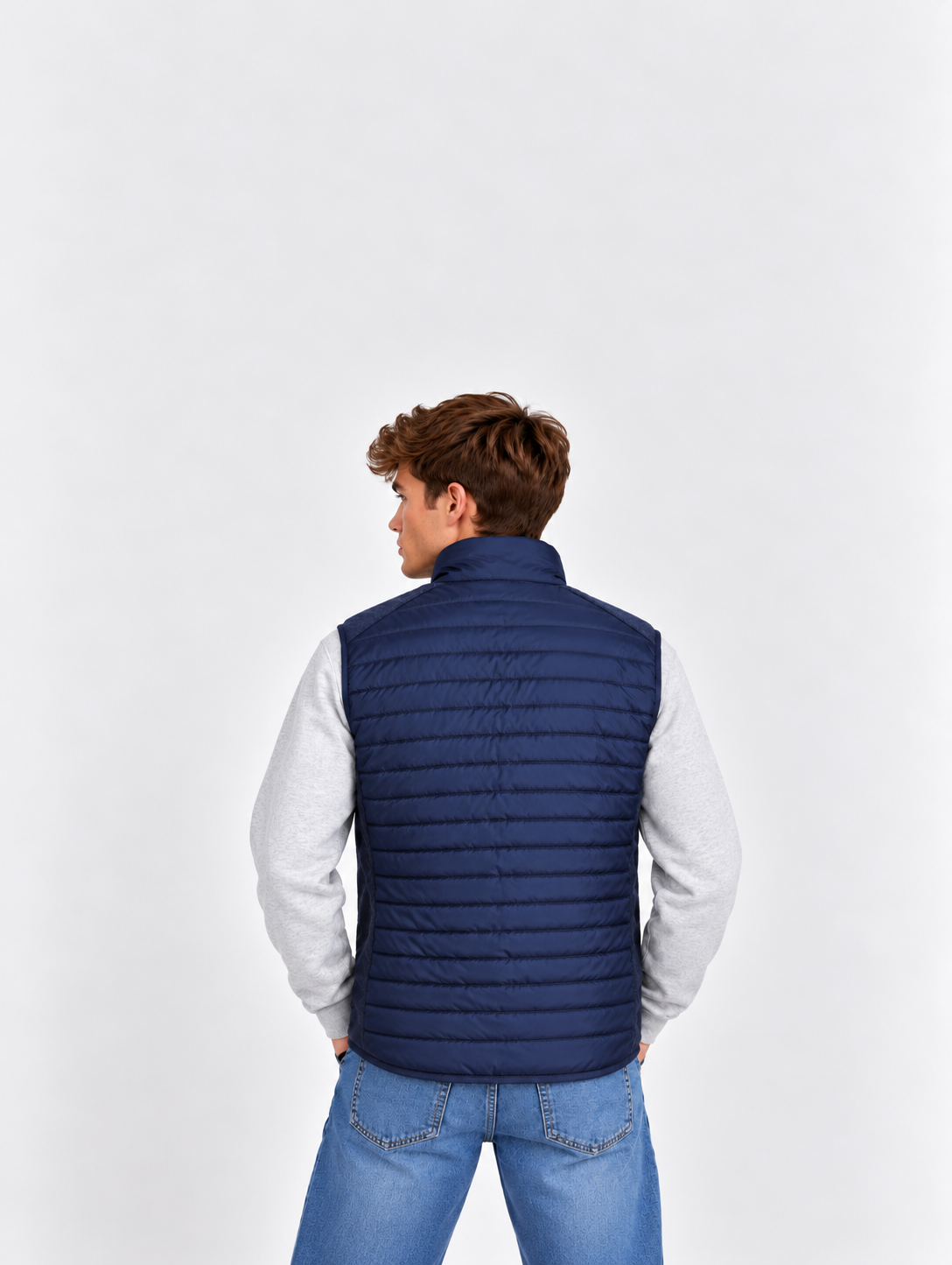 JACK & JONES Force Bodywarmer Collar – Unisex Gewatteerde Bodywarmer