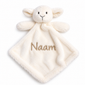 Knuffeldoekje Lammetje met Naam – Gepersonaliseerd