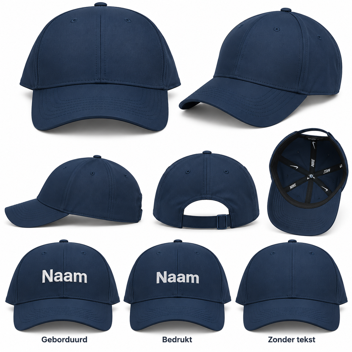 Nike Club Cap – Zonder opdruk, bedrukt of geborduurd