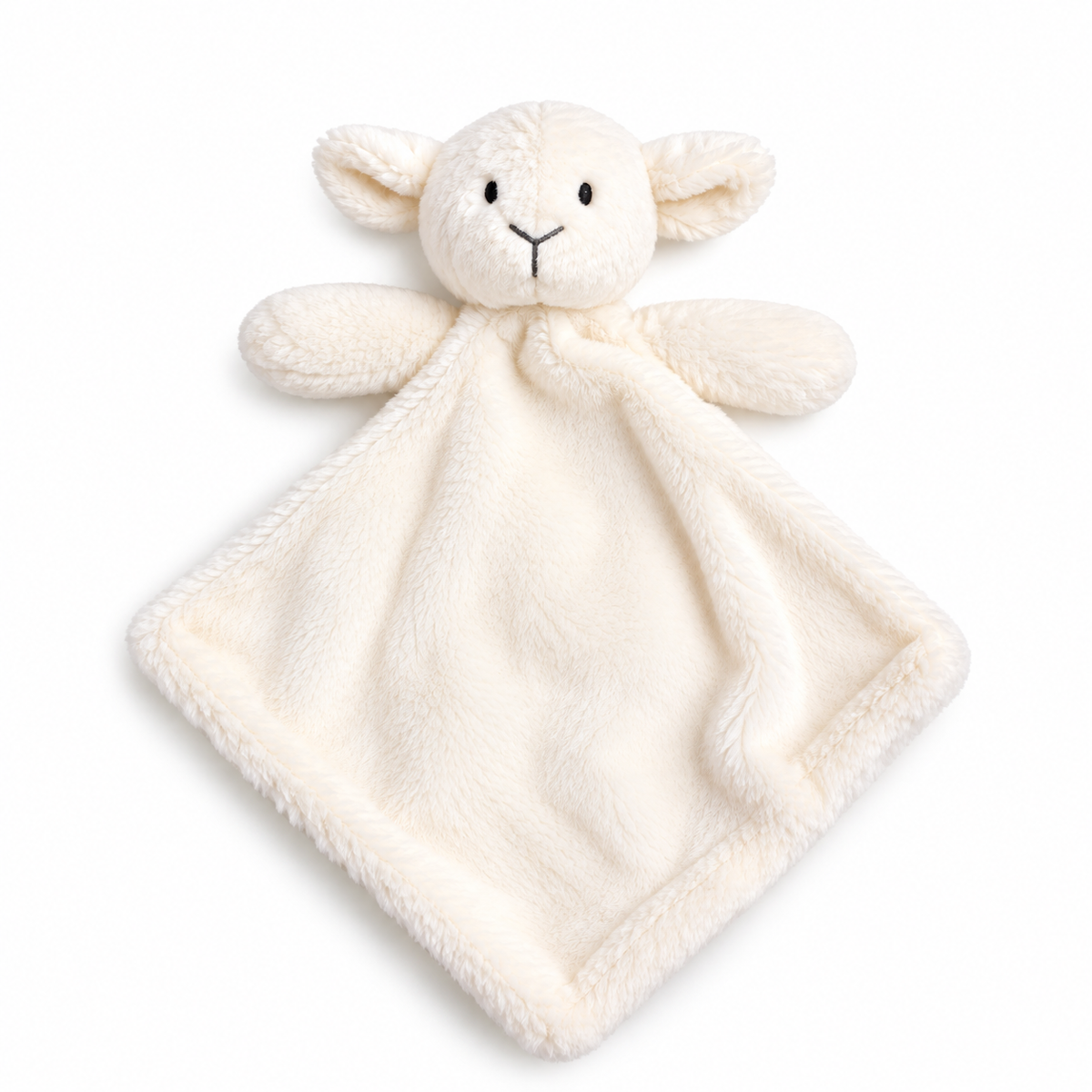 Knuffeldoekje Lammetje met Naam – Gepersonaliseerd