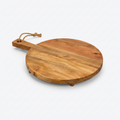 Ronde Houten Borrelplank – Gepersonaliseerd met Naam of Logo